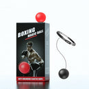 COLORFIT J2007 Adult Head-Mounted Boxing Speed Ball Sanda Training Fitness Reaction Ball, Specification: Upgrade Silicone Belt(Black Ball + Red Ball)