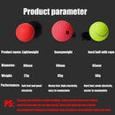 COLORFIT J2007 Adult Head-Mounted Boxing Speed Ball Sanda Training Fitness Reaction Ball, Specification: Upgrade Silicone Belt(Black Ball + Red Ball)