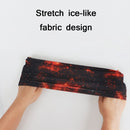 2 PCS Running Fitness Exercise Sweat-Absorbent Elastic Headband Sports Sweatband, Size: Free Size(Flame)