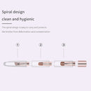 ZOREYA ZY8-100 3 In 1 Skin Color Telescopic Makeup Brush Portable Mini Eye Brush(Transparent)
