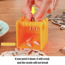 3 PCS Manual Peeling Melon Seed Machine Sunflower Seed Tool(Orange)