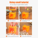 3 PCS Manual Peeling Melon Seed Machine Sunflower Seed Tool(Orange)
