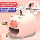 Electric Melon Seed Peeling Machine Automatic Household Rechargeable Melon Seed Peeling Machine Office Lazy Melon Seed Peeling Tool(Delicious Pig)