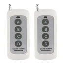 2 PCS 4 Key Wireless Remote Control Lamp Garage Door Remote, Style: with Antenna