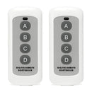 2 PCS 4 Key Wireless Remote Control Lamp Garage Door Remote, Style: without Antenna