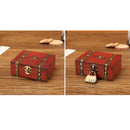 Antique Wooden Double Belt Jewelry Boxï¼ŒSpecificationï¼š With Password Lock