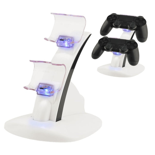 IPLAY LED Micro Dual Controller Holder Charger 2 LED Micro USB Handle Fast Charging Dock Station Stand Charger for Xbox One Controller
