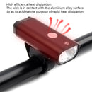 Bicycle Front Lamp Night Ride Highlighted USB Charging Warning Lamp Mountain Bike Riding Equipment Lamp(TG-ZX01001)