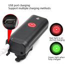 Bicycle Front Lamp Night Ride Highlighted USB Charging Warning Lamp Mountain Bike Riding Equipment Lamp(TG-ZX01001)