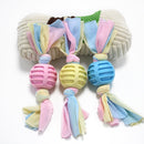 3 PCS Pet Toys TPR Bite Resistance Dog Supplies Cotton Rope Cloth Toys, Specification: Sub-shot Ball(Random Color Delivery)