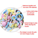 3 PCS Pet Toys TPR Bite Resistance Dog Supplies Cotton Rope Cloth Toys, Specification: Sub-shot Ball(Random Color Delivery)