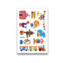 30 PCS Cartoon Cute Tattoo Stickers Children Amusement Park Stickers(WK-007)