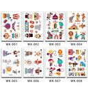 30 PCS Cartoon Cute Tattoo Stickers Children Amusement Park Stickers(WK-008)