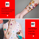 30 PCS Cartoon Cute Tattoo Stickers Children Amusement Park Stickers(WK-006)