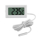 2 PCS Fish Tank Digital Thermometer Waterproof Probe Electronic Measuring Thermometer, Line Length: 2m (White)