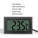 2 PCS Fish Tank Digital Thermometer Waterproof Probe Electronic Measuring Thermometer, Line Length: 2m (White)