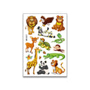 10 PCS Animal Bronzing Cartoon Tattoo Stickers Children Temporary Arm Stickers(WE-017)