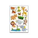 10 PCS Animal Bronzing Cartoon Tattoo Stickers Children Temporary Arm Stickers(WE-019)