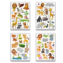 10 PCS Animal Bronzing Cartoon Tattoo Stickers Children Temporary Arm Stickers(WE-020)