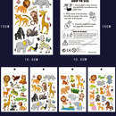 10 PCS Animal Bronzing Cartoon Tattoo Stickers Children Temporary Arm Stickers(WE-020)