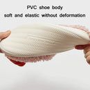 Autumn And Winter Bowknot Warm Couple Cotton Slippers, Size: 36/37(Yellow)