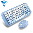 MOFii Candy Punk Keycap Mixed Color Wireless Keyboard and Mouse Set(Blue)