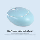 MOFii Candy Punk Keycap Mixed Color Wireless Keyboard and Mouse Set(Elegant Blue)