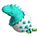 Dinosaur Egg Dog Molar Stick Resistant To Biting Dog Toothbrush Pet Supplies(Lake Blue)
