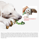 Dinosaur Egg Dog Molar Stick Resistant To Biting Dog Toothbrush Pet Supplies(Brown)
