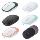 M030 4 Keys 1600DPI Laptop Office Mute Mouse, Style: Wireless (Ink Green)