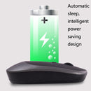 M030 4 Keys 1600DPI Laptop Office Mute Mouse, Style: Wireless (Ink Green)