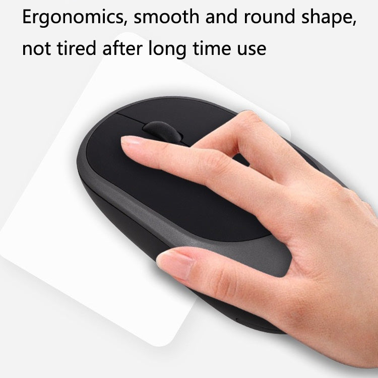 M030 4 Keys 1600DPI Laptop Office Mute Mouse, Style: Wireless (Ink Green)