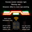 WEST BIKING Mountain Bike Wireless Remote Control USB Charging Riding Warning Turning Light(Remote Steering Taillight)