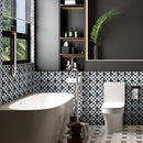 20 PCS / Set 3D Wall Stickers Bathroom Kitchen Waterproof And Oil-Proof Self-Adhesive Wallpaper Tile Stickers(MSK-014)