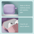 Silicone Shockproof Cover with Metal Buckle For AirPods 3(White)