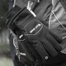WEST BIKING YP0211221 Winter Warm Fleece Riding Gloves Non-Slip Waterproof Touch Screen Gloves, Size: L(Black)
