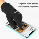 WEST BIKING YP0211221 Winter Warm Fleece Riding Gloves Non-Slip Waterproof Touch Screen Gloves, Size: XL(Black)