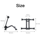 WEST BIKING Portable Bicycle Parking Display Stand(Black)