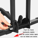 WEST BIKING Portable Bicycle Parking Display Stand(Black)