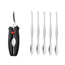 Crab Tool 304 Stainless Steel Crab Fork Crab Scissors Crab Needle,Style: 5 Fork 1 Knife