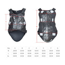 GHOST RACING GR-HJY08 Motorcycle Adult Protective Gear Anti-Fall Riding Clothes Hard Shell Protective Vest Suit, Size: XL(Black)