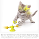 Spring Man Funny Cat Toy Cat Sucker Toy Funny Cat Feather Funny Cat Ball( Brown)
