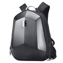 GHOST RACING GR-BB04 Motorcycle Riding Backpack Locomotive Hard Shell Bag Anti-Rain Helmet Computer Bag(Black)
