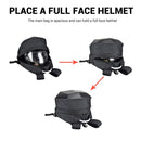 GHOST RACING GR-BB04 Motorcycle Riding Backpack Locomotive Hard Shell Bag Anti-Rain Helmet Computer Bag(Black)