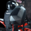 GHOST RACING GR-BB04 Motorcycle Riding Backpack Locomotive Hard Shell Bag Anti-Rain Helmet Computer Bag(Black)