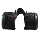 GHOST RACING GR-MAB01 Motorcycle Saddle Bag Locomotive Bilateral Helmet Travel Cycling Bag(Black)