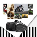 GHOST RACING GR-MAB01 Motorcycle Saddle Bag Locomotive Bilateral Helmet Travel Cycling Bag(Black)