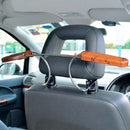 Automobile Stainless Steel Retractable Drying Rack Suit Hanger, Colour: Peach Wood Grain