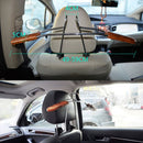 Automobile Stainless Steel Retractable Drying Rack Suit Hanger, Colour: Peach Wood Grain