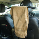 Automobile Stainless Steel Retractable Drying Rack Suit Hanger, Colour: Peach Wood Grain
